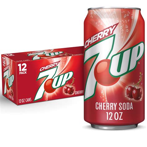 7up Cherry Flavored Soda 12 Fl Oz Cans 12 Pack Home And Garden