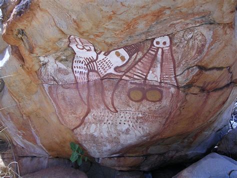 Aboriginal Art On Rocks