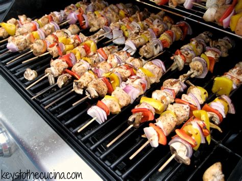 He simply explained that's how his indian born and raised mother carefully transfer each chicken kabob to the grill. Summer Chicken Kabobs with Greek Yogurt Sauce | Keys to ...