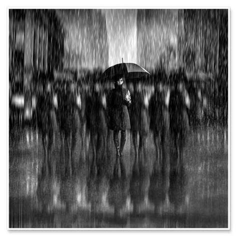 Stampa “ragazza Sotto La Pioggia” Di Antonyus Bunjamin Abe Posterlounge It