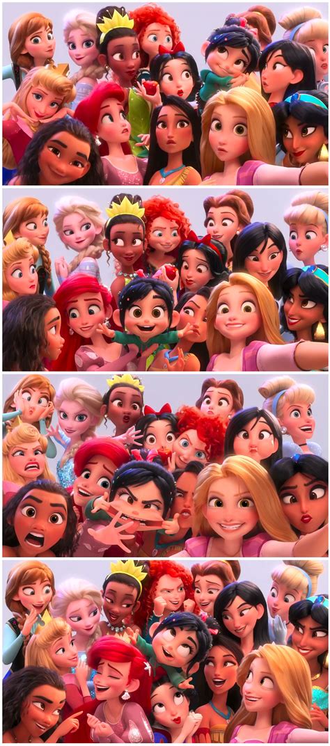 All Disney Princess From Wreck It Ralph 2 Trailer References And Art