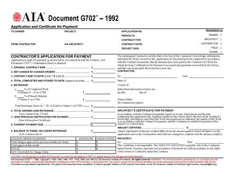 Typically, industry professionals and home and property owners use these. AIA Forms G702 & G703 Application, Certificate, and Continuation
