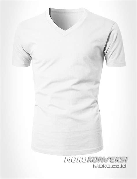 Kerah model square atau biasa disebut dengan square angular dapat kamu padukan dengan kalung bersusun yang menjuntai tepat di bagian dada. Model Kaos T-shirt V Neck Warna Putih Moko Konveksi - MOKO ...