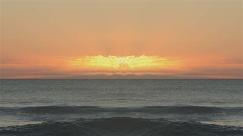 Wallpaper Sunlight Sunset Sea Shore Beach Sunrise Morning