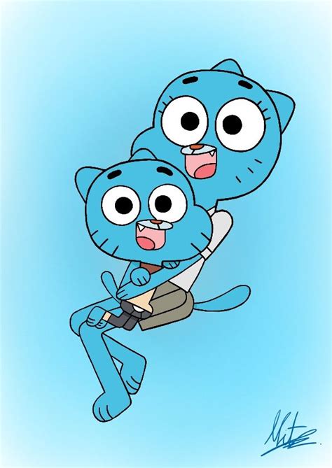 Nicole And Gumball By Radiumiven Amazing Gumball The Amazing World Of