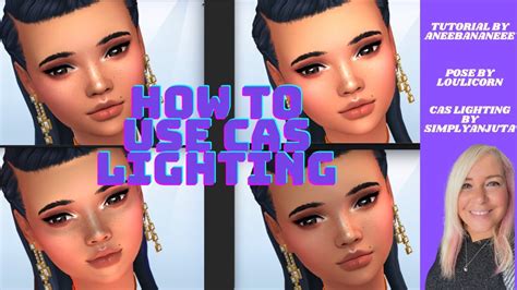 How To Use Cas Lighting Sims 4 Youtube