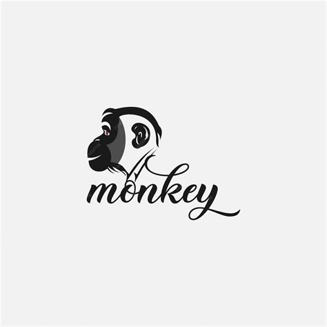 Premium Vector Vector Graphic Of Monkey Head Logo