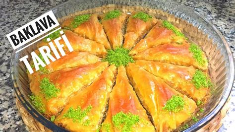 Haz R Baklava Yufkas Ndan T R T R Havu Dilimi Baklava Tarifi Youtube