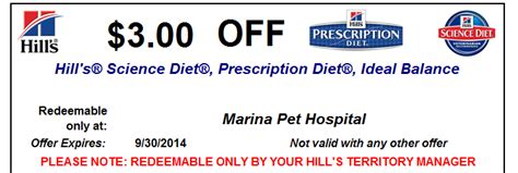 Two various hill's science diet dog treat products for $8 when you redeem this coupon at blain's farm & fleet blain's farm & fleet is home to a wonderful selection of essential products for pets. hills prescription diet coupons