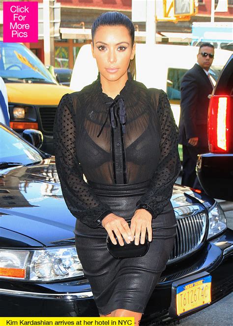 Kim Kardashian Was Spotted This Week Arriving At Her Hotel In This Bust Revealing Outfit Sexy