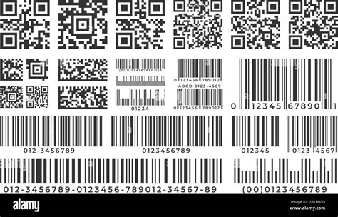 Barcodes Scan Bar Label Qr Code And Industrial Barcode Product