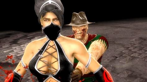 Mortal Kombat All Fatalities X Rays On Kitana Black Widow Costume K Ultra Hd Gameplay