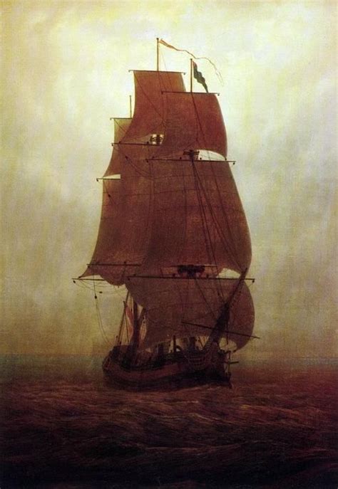 Caspar David Friedrich Caspar David Friedrich Sailing Ships Painting