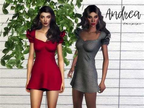 Andrea Dress By Laupipi At Tsr Sims 4 Updates