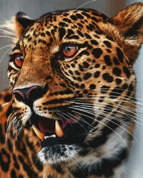 Aesthetic Jaguar Paint By Number Num Paint Kit