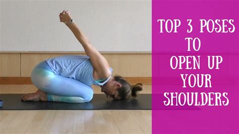 Extend your arms out to your sides, palms up. Top 3 Yoga Poses to Open Up Shoulders - YouTube