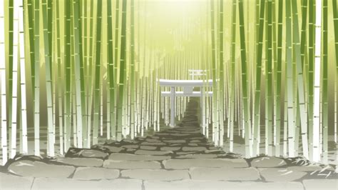 Anime Bamboo Background