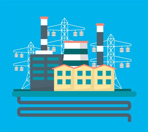 Nuclear Power Plant Vector Art Icons And Graphics For Free Download