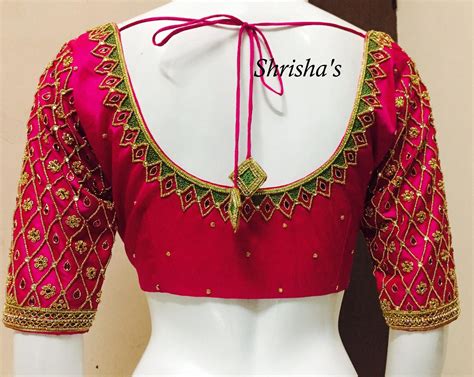 Indian Blouse Neck Embroidery Designs For Sale Best On Amazon Ladies Wear In Dubai New