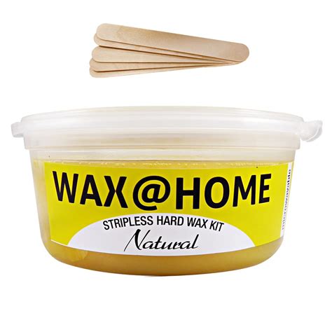 Waxhome Stripless Microwavable Hard Wax Kit Natural 7oz 200ml