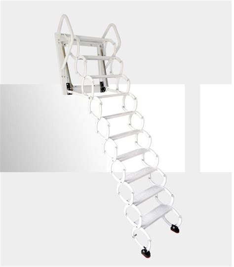 Intsupermai Attic Ladder Retractable Folding Ladder Loft Stairs For