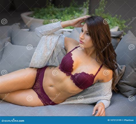 Beautiful Glamorous Woman In Lingerie Stock Image Image Of Lifestyle
