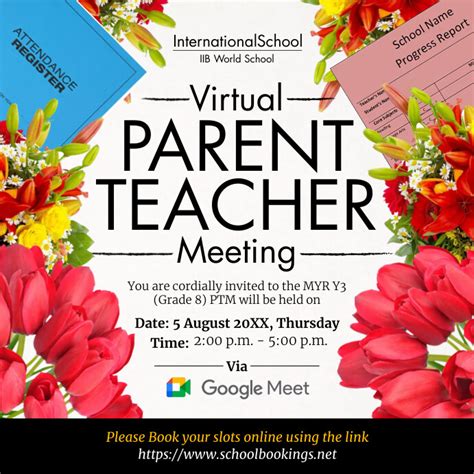 Copy Of School Parent Teacher Meet Post Template Postermywall
