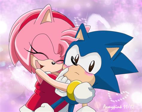 Classic Love By Aamypink On Deviantart Amy Rose Sonic The Hedgehog
