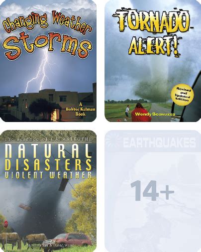 Natural Disasters And Weather Childrens Book Collection Discover