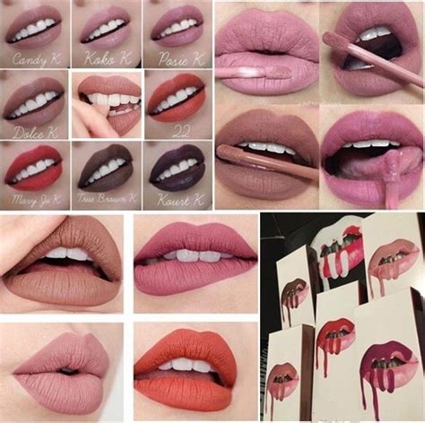 Set Kylie Jenner K Lip Kit Lipstick And Lipliner Matte Lipstick