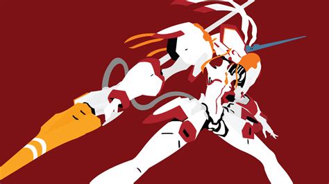 Page 8 top post is hiro zero two darling in the franxx 4k wallpaper. Darling in the Franxx Strelitzia Minimalist by bliekord on ...