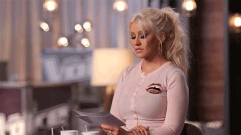 Christina Aguilera Television  By The Voice Find And Share On Giphy