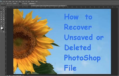 How To Recover Deleted Photoshop File Guide