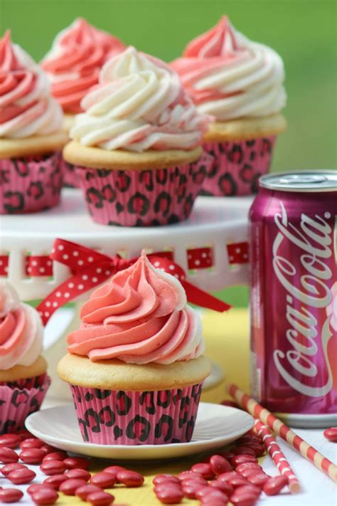 A delicious cocktail recipe for the cherry coke cocktail with coke, grenadine, maraschino cherry and three olives cherry vodka. Cherry Coke Cupcakes Recipe Who Is Ready To Get Their ...
