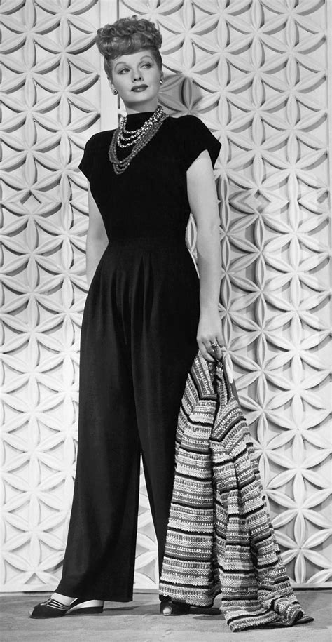 1946 Lucille Ball Rocking Pants 1940s Fashion Women Fashion Tips For Women Fashion Advice