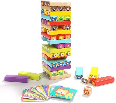 Search the worlds information including webpages images videos and more. Juego Jenga Para Niños | 4 Juegos en UNO - Madera Natural ...
