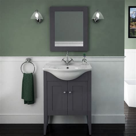 Then, the grey and brown bathroom vanity matches really well with the overall decoration of the room. Carolla Vanity Unit And Basin Charcoal Grey Buy Online At ...