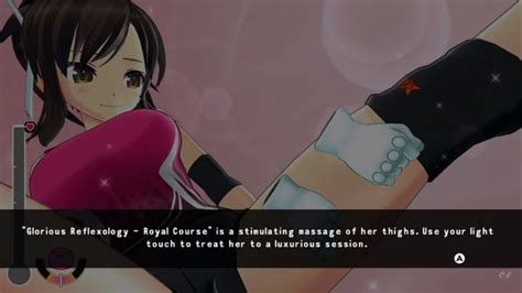 senran kagura reflexions the sexy massage game is out now on pc