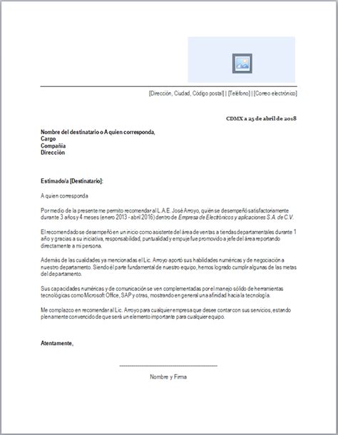 Carta De Recomendación Laboral Ejemplos Formatos 2022