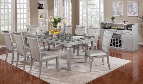 Shop at ebay.com and enjoy fast & free shipping on many items! Alena Dining Table CM3452T in Silver w/Options