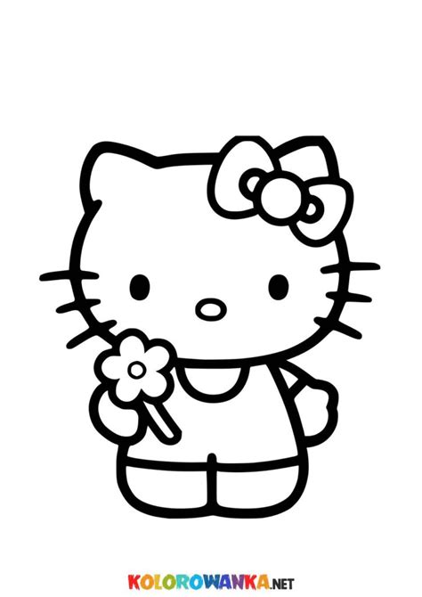 Kolorowanki Do Druku Hello Kitty Kolorowanki Dla Dzieci Do Wydruku