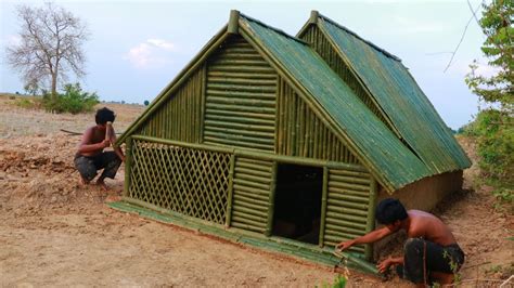 Technology Build The Most Creatively Underground Bamboo House Skill