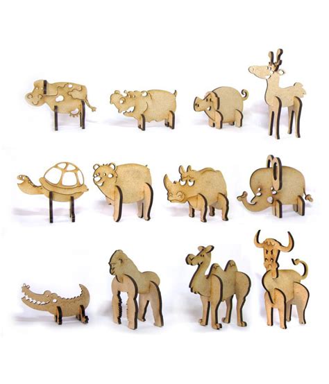10~2000pcs, welcome and accept ··· about product and suppliers: Varna_Laser Cut MDF Wood Animals Puzzle for Kids. DIY ...