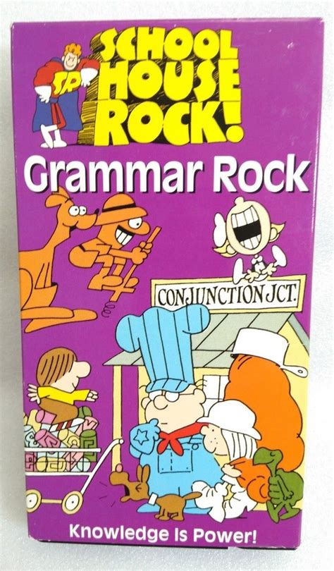 Vhs School House Rock Grammar Rock Vhs 1995 760894702137 Ebay