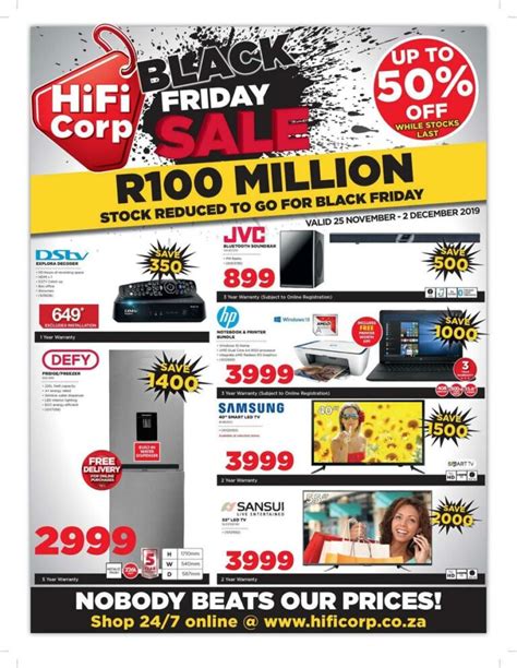 What Prices Can We Predict For Black Friday - HiFi Corp Black Friday Deals & Specials 2020