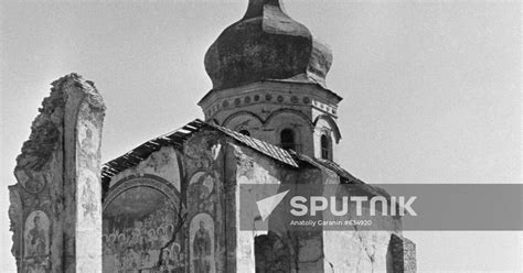 Ruins Of Assumption Cathedral In Kiev Pechora Laura Sputnik Mediabank