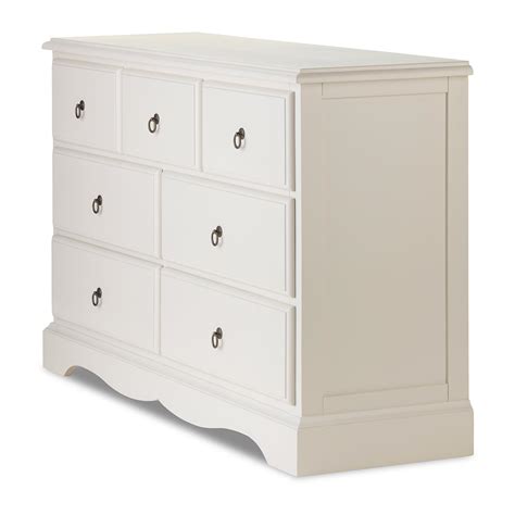 Large White Chest Of Drawers 7 Deep Drawer Chest Bedroom Furniture Romance Ebay