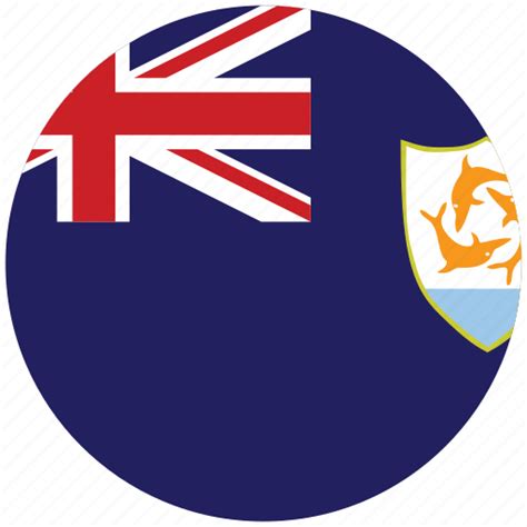 Anguilla, anguilla's circled flag, anguilla's flag, flag of anguilla icon - Download on Iconfinder