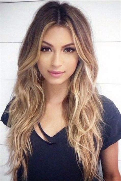 13 Middle Parting Long Hairstyles