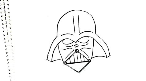 It will be a strong male body with strong legs and wide chest. How to draw Darth vader mask,Star wars- in easy steps for ...